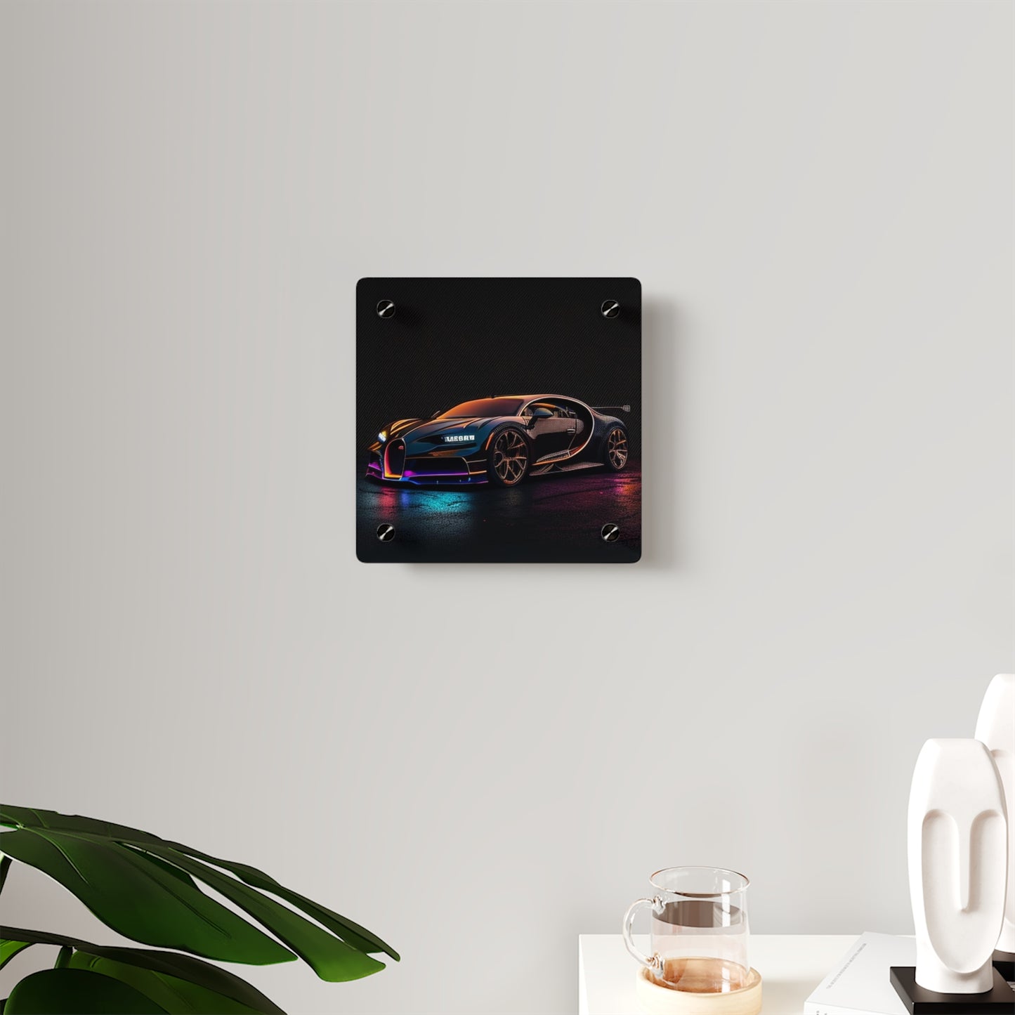 Acrylic Wall Art Panels Bugatti Chiron Super 4