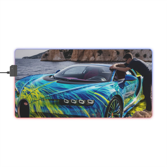 LED Gaming Mouse Pad Bugatti Water 1