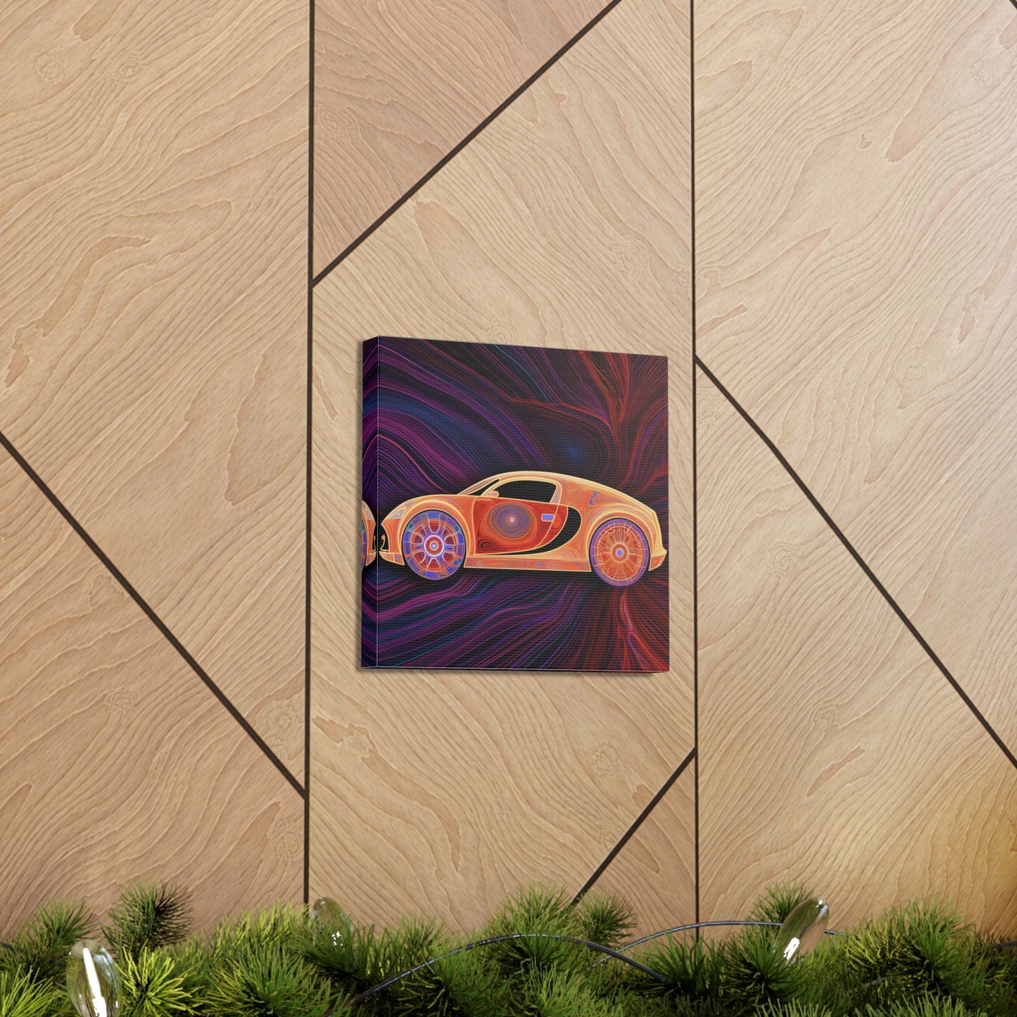 Canvas Gallery Wraps Bugatti Abstract Concept 2