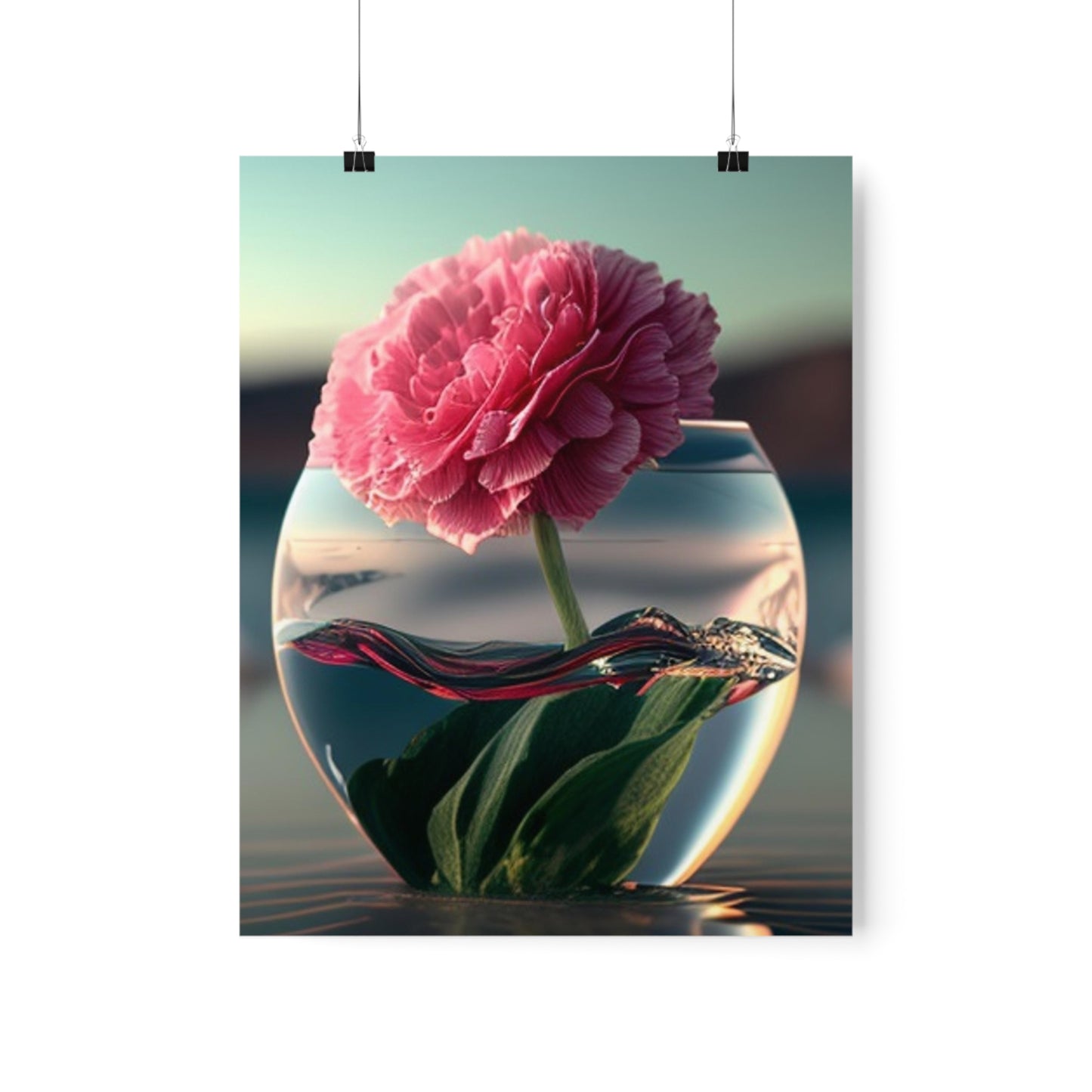 Premium Matte Vertical Posters Carnation 2