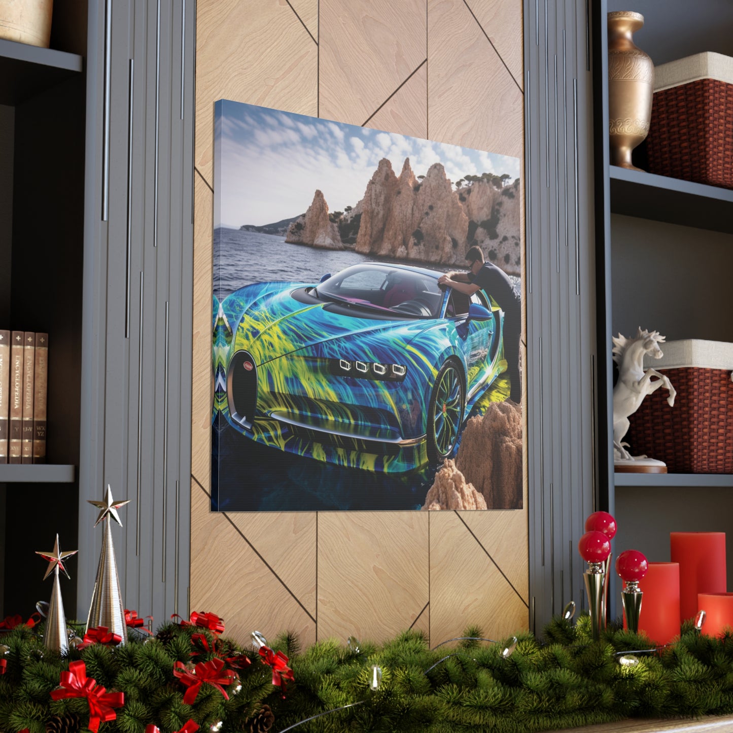 Canvas Gallery Wraps Bugatti Water 1