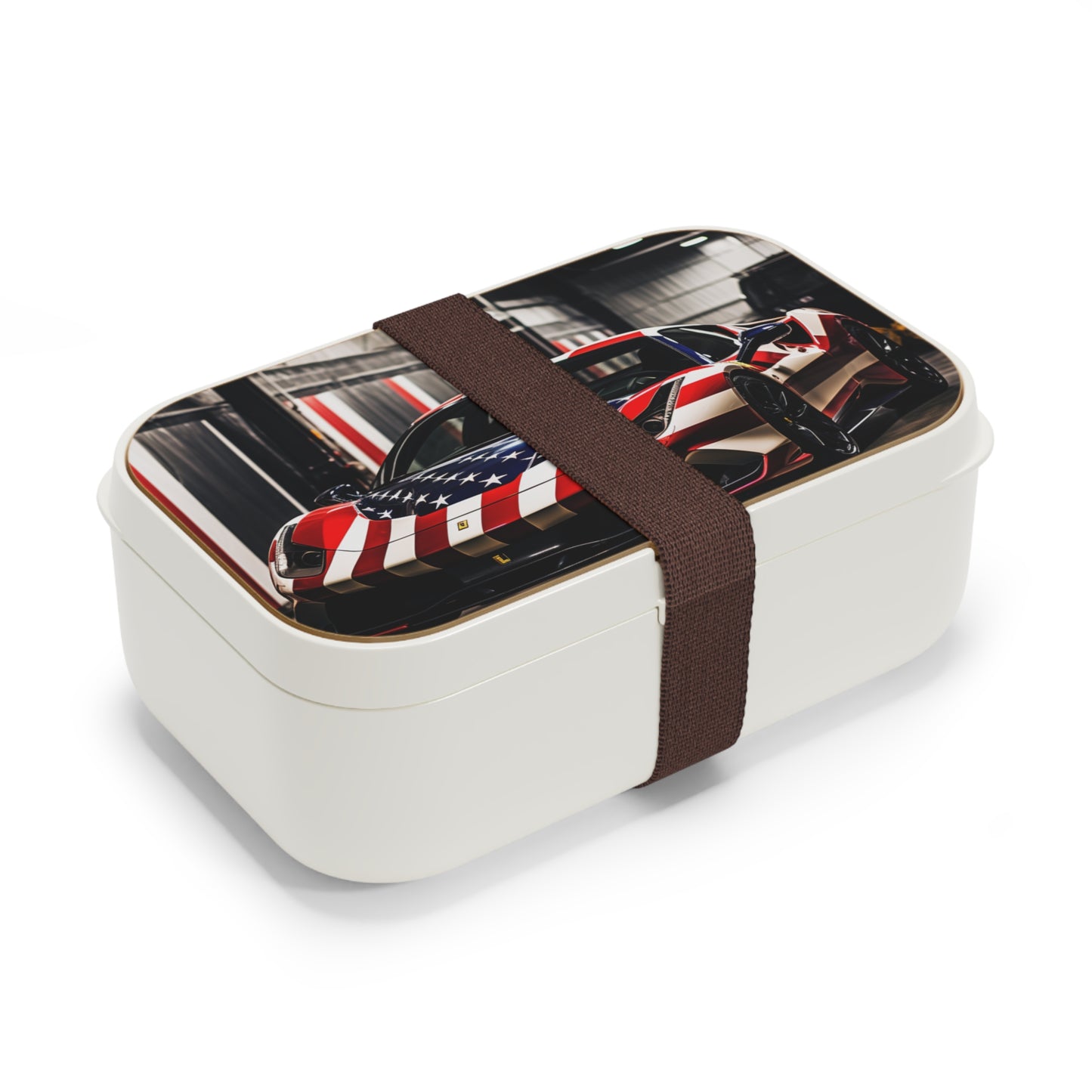 Bento Lunch Box American Flag Farrari 3