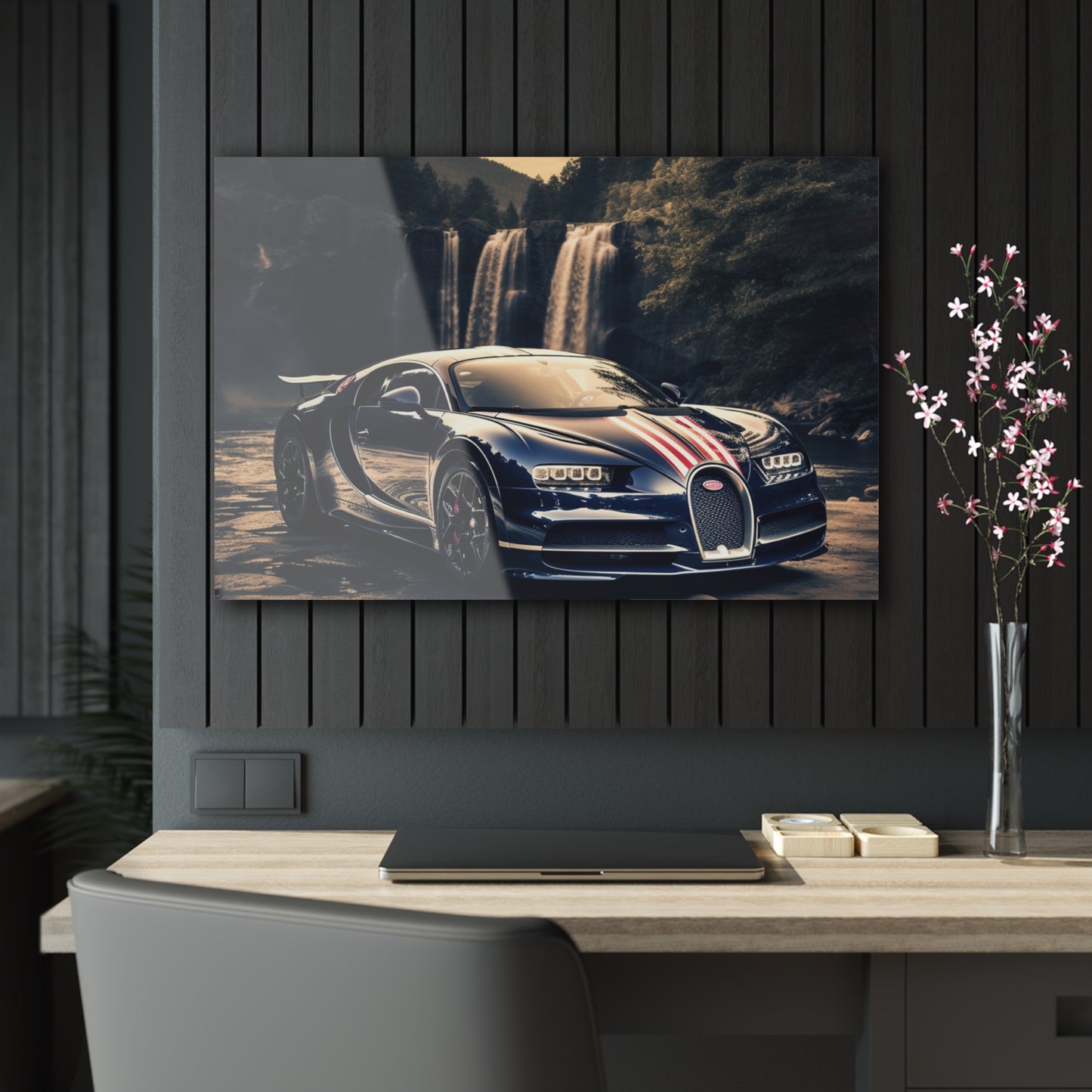 Acrylic Prints Bugatti Waterfall 2