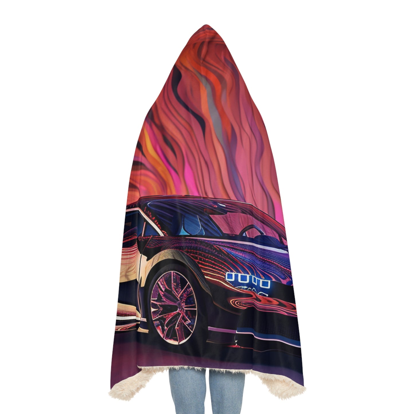 Snuggle Hooded Blanket Bugatti Abstract Flair 4