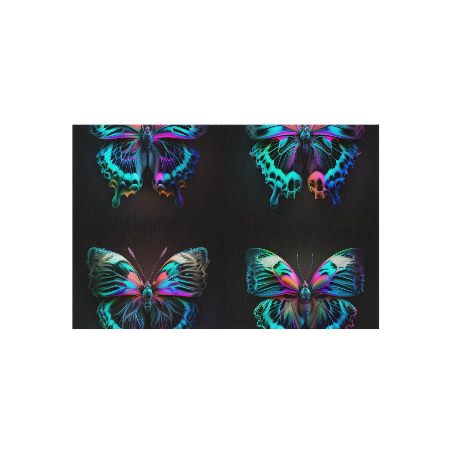 Outdoor Rug  Neon Butterfly Fusion 5