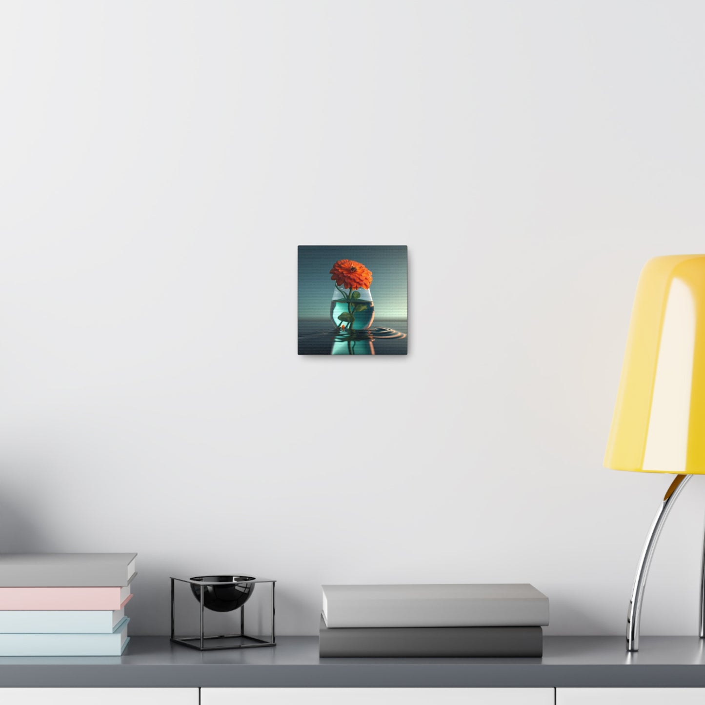 Canvas Gallery Wraps Orange Zinnia 1