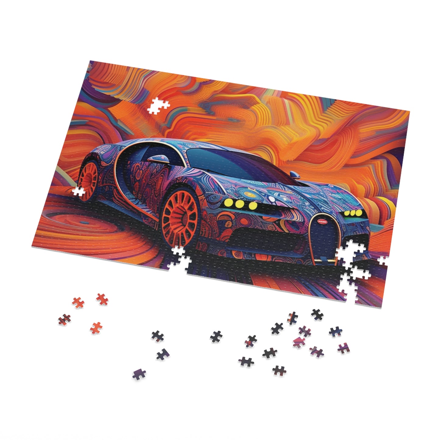 Jigsaw Puzzle (30, 110, 252, 500,1000-Piece) Bugatti Abstract Concept 4