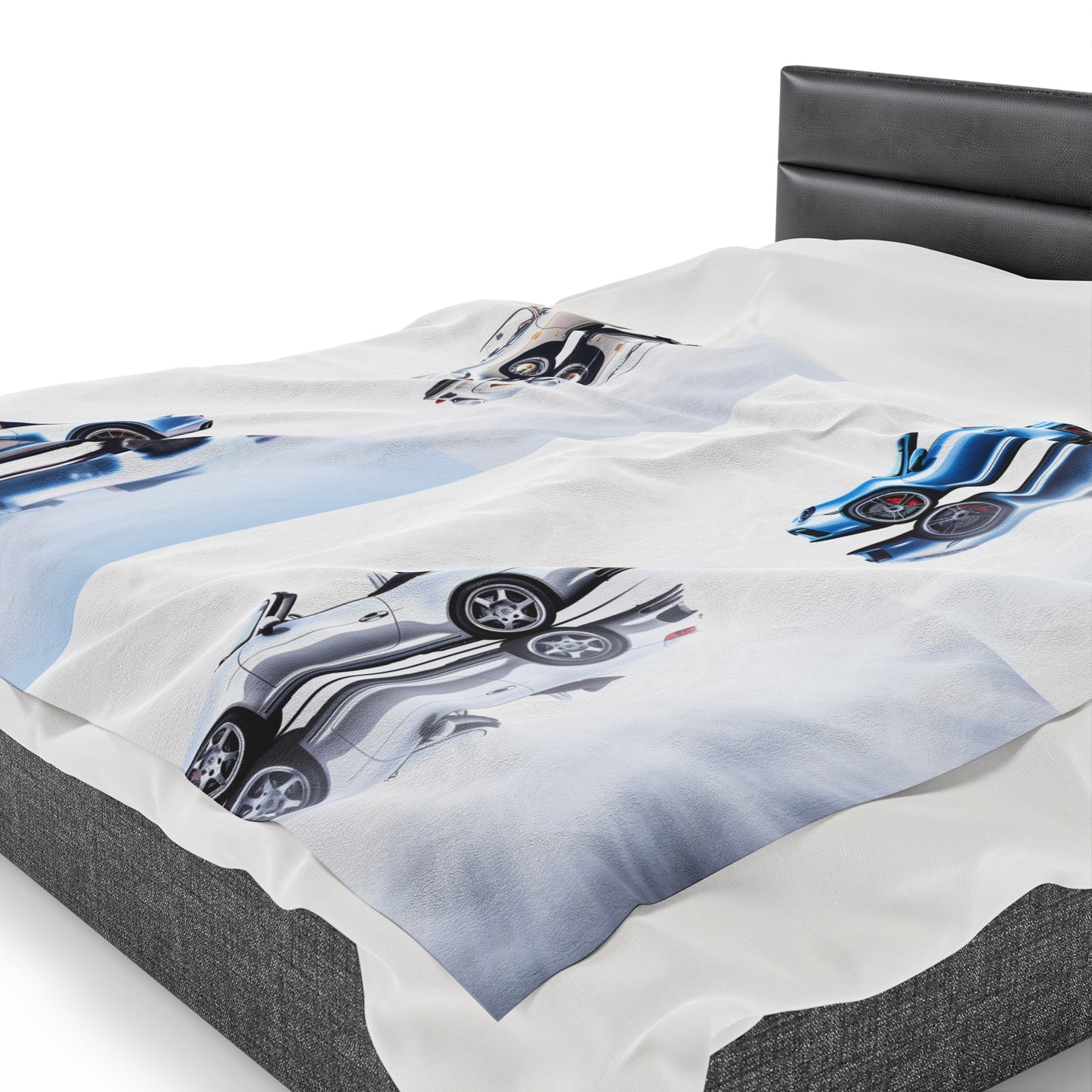 Velveteen Plush Blanket 911 Speedster on water 5