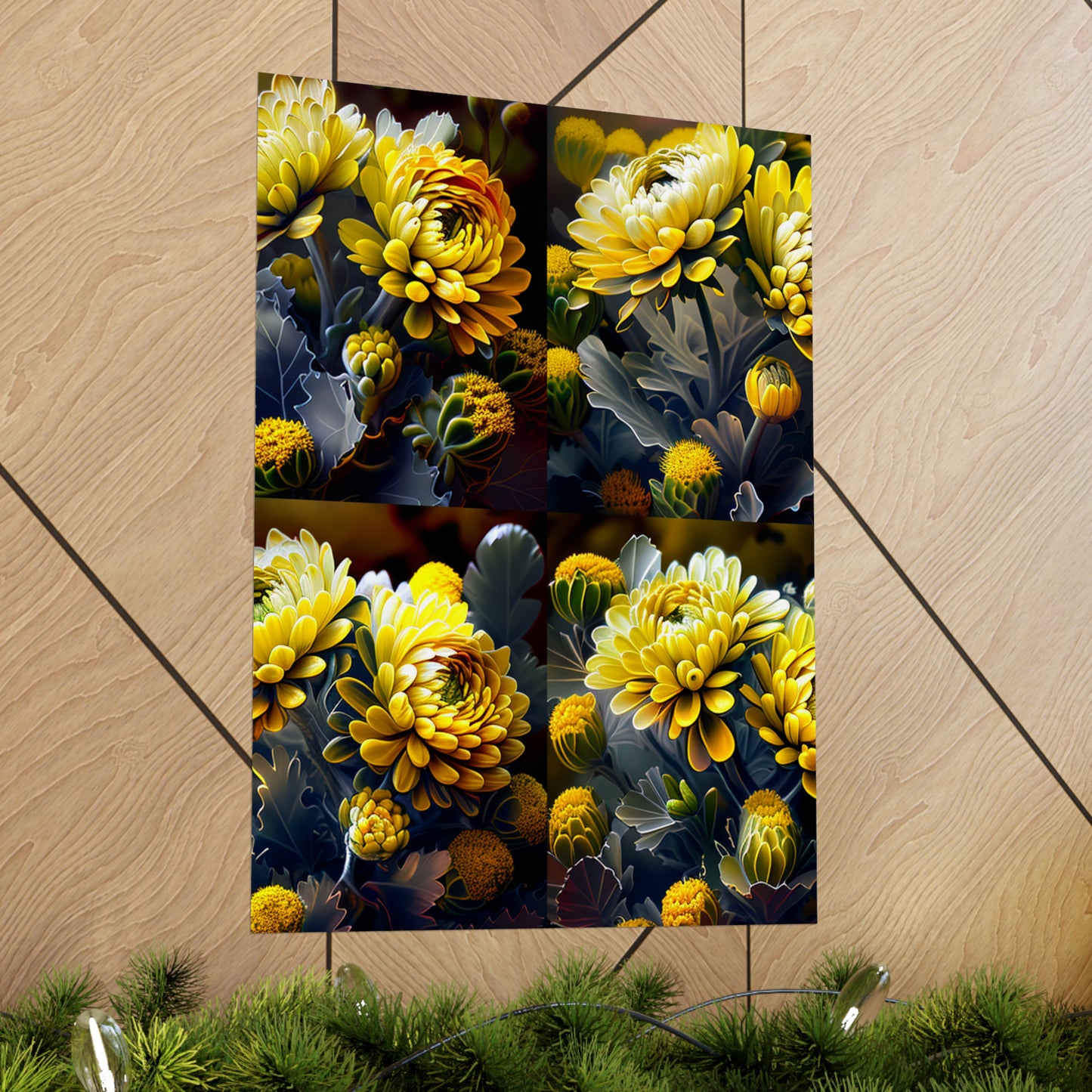 Premium Matte Vertical Posters Yellow Hermosas Flores Amarillas 5