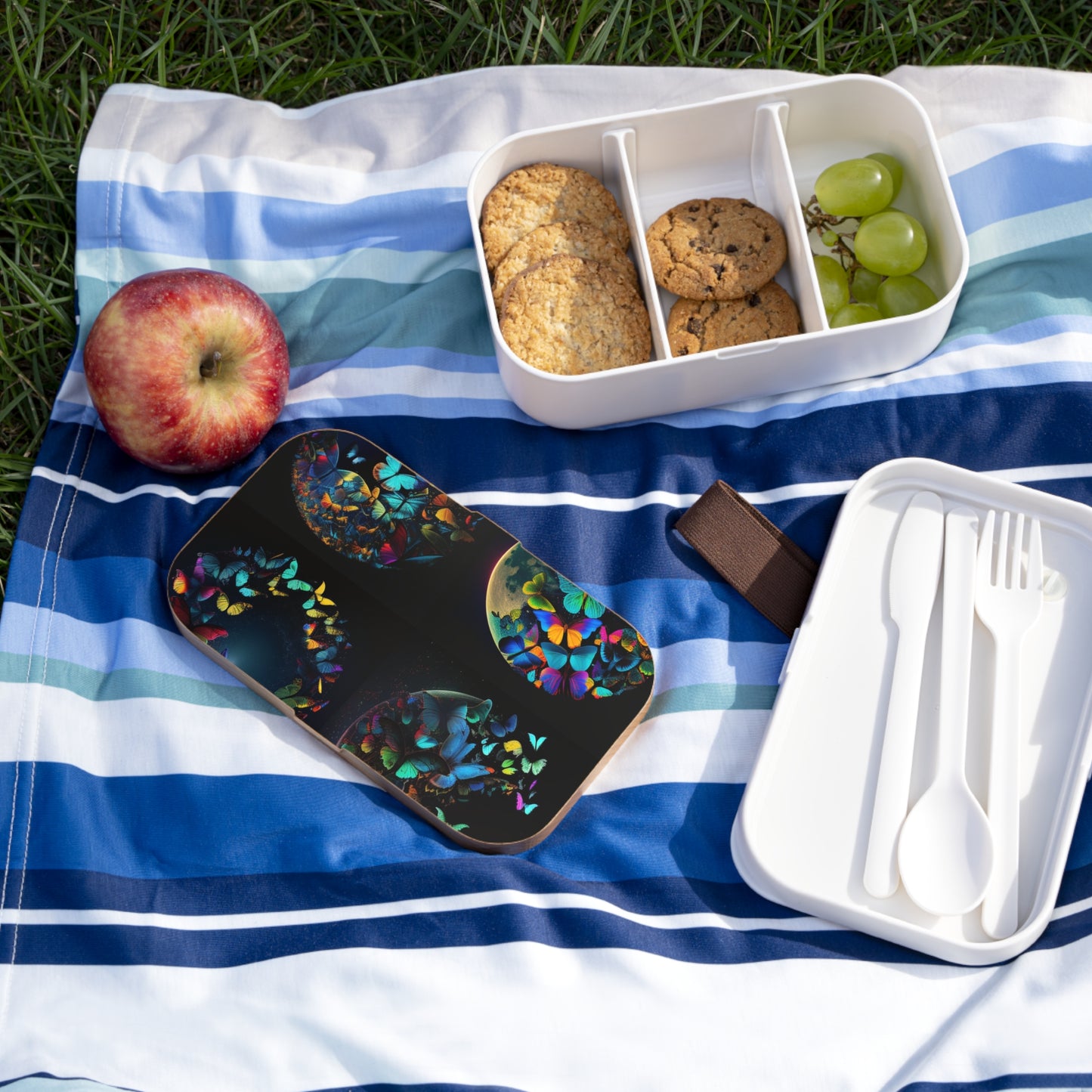 Bento Lunch Box Moon Butterfly 5