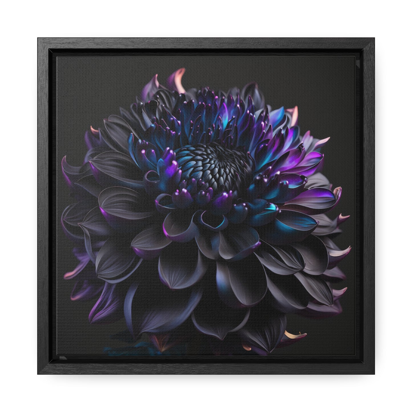Gallery Canvas Wraps, Square Frame Dahlia Purple 2