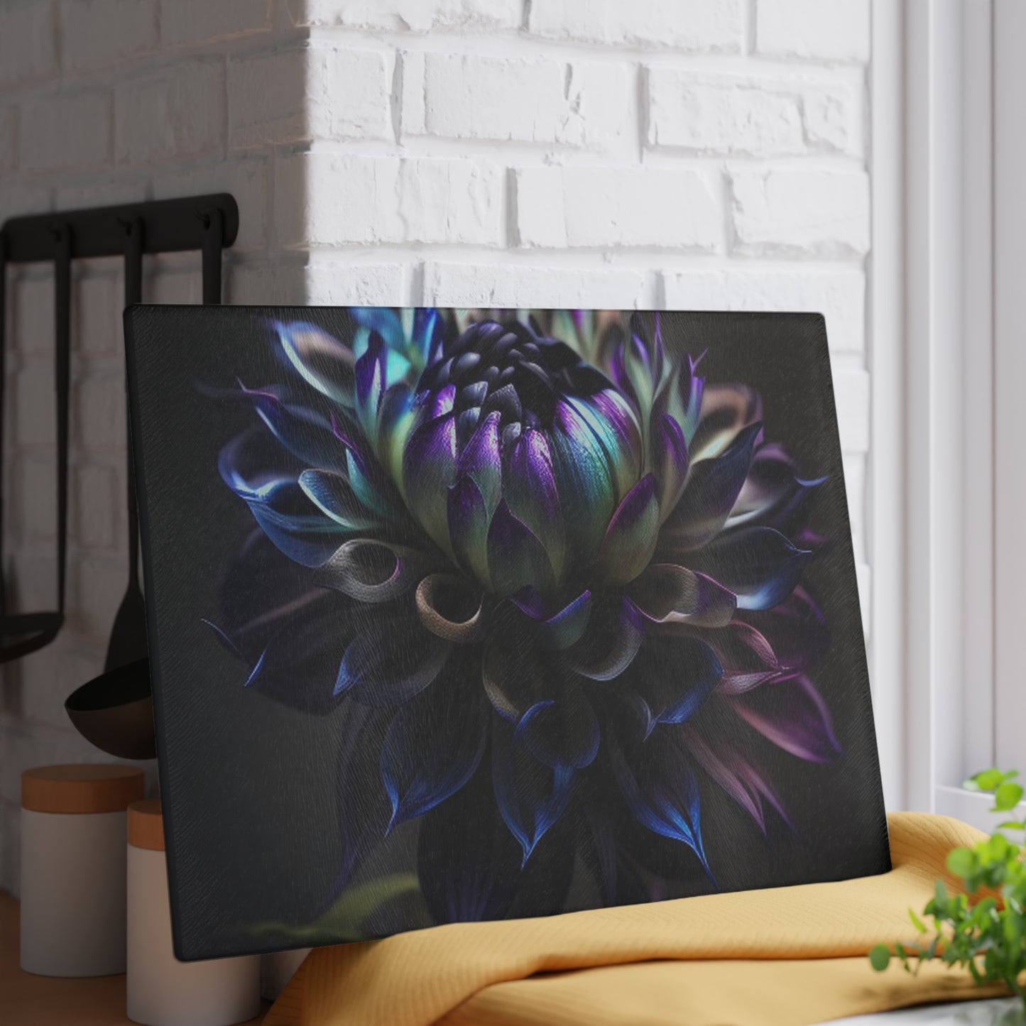 Glass Cutting Board Dahlia Purple 4