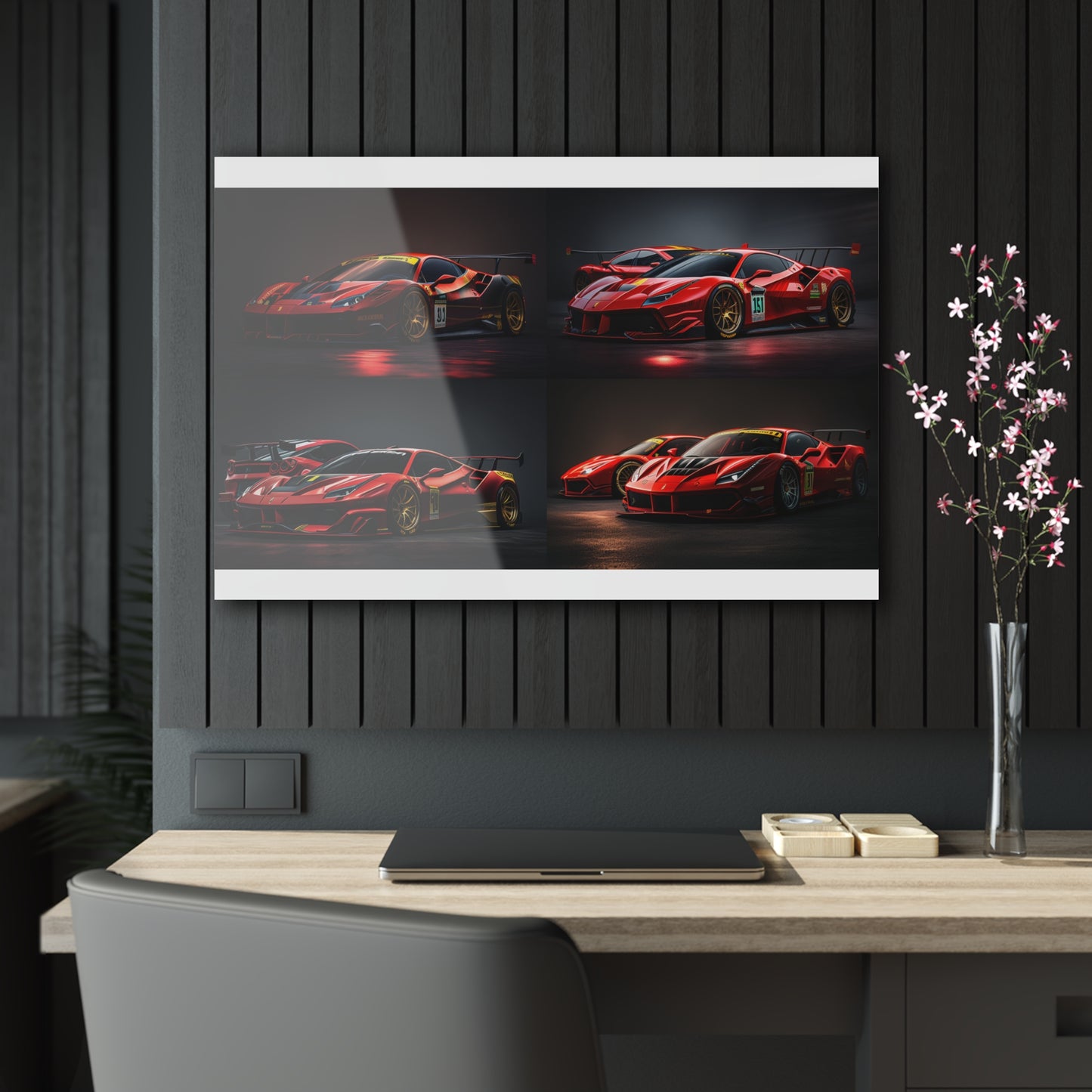 Acrylic Prints Ferrari Red 5