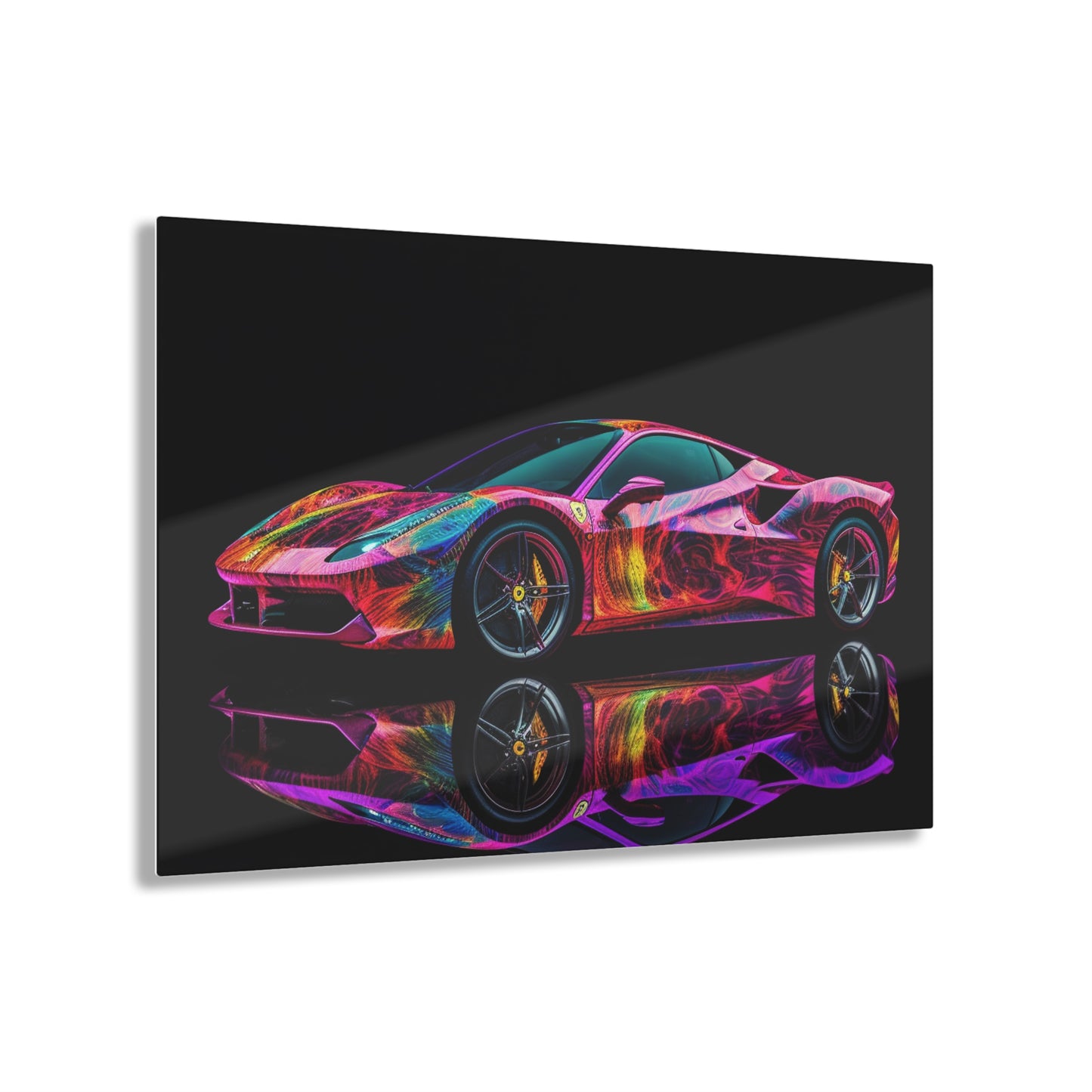 Acrylic Prints Ferrari Color 4