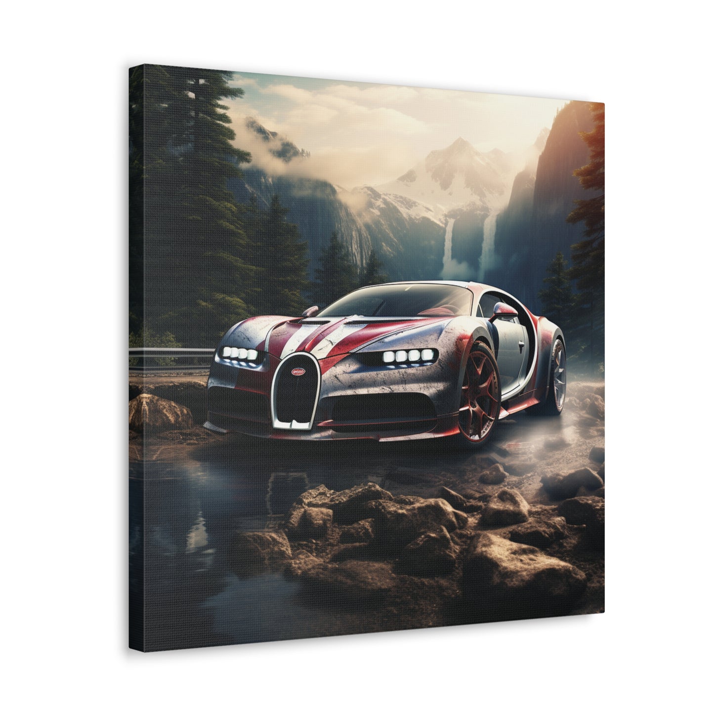 Canvas Gallery Wraps Bugatti Waterfall 4