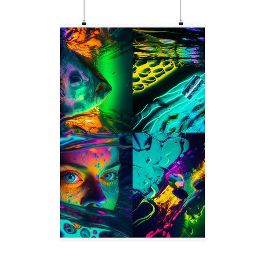 Premium Matte Vertical Posters Florescent Glow 5