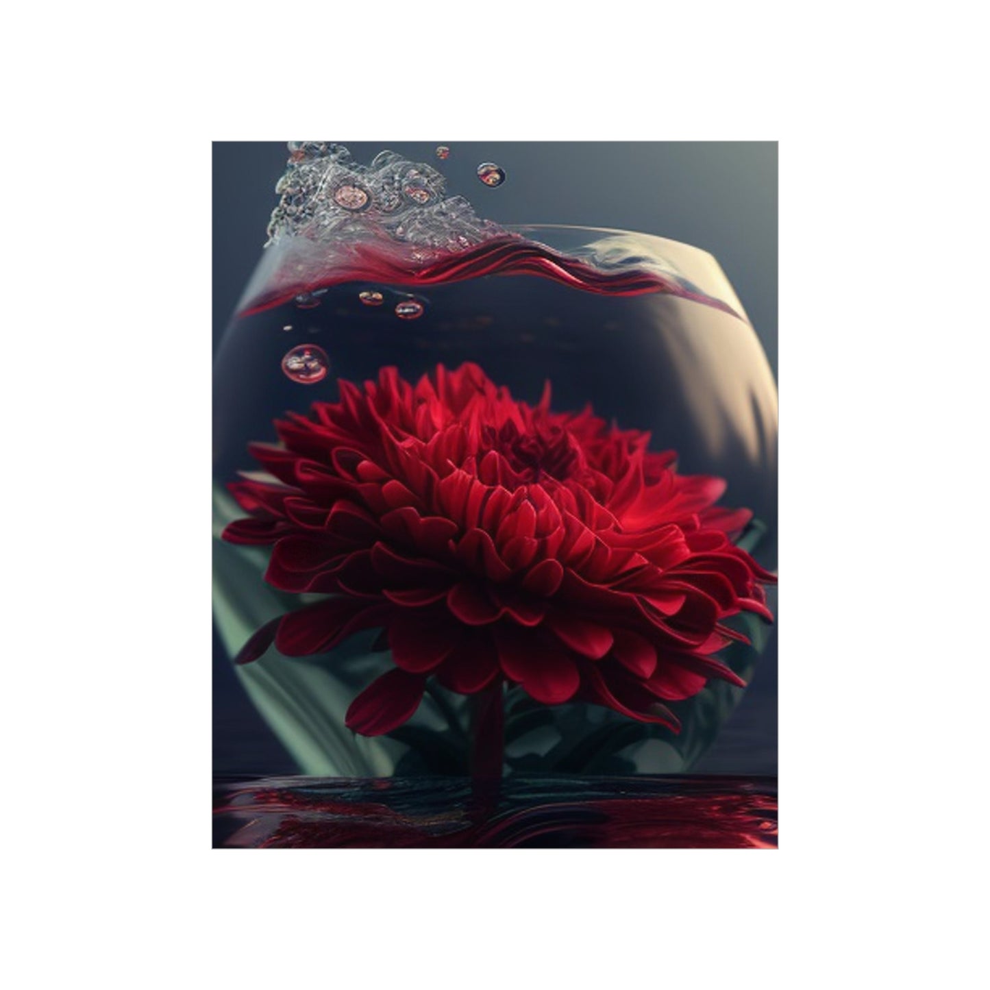 Premium Matte Vertical Posters Chrysanthemum 1