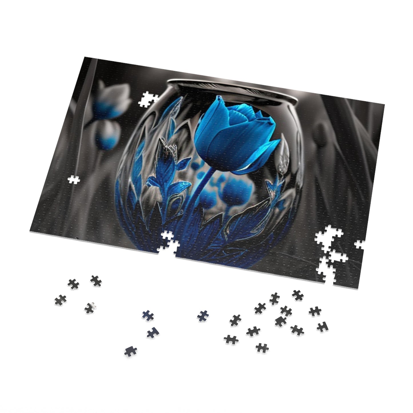 Jigsaw Puzzle (30, 110, 252, 500,1000-Piece) Tulip Blue 2