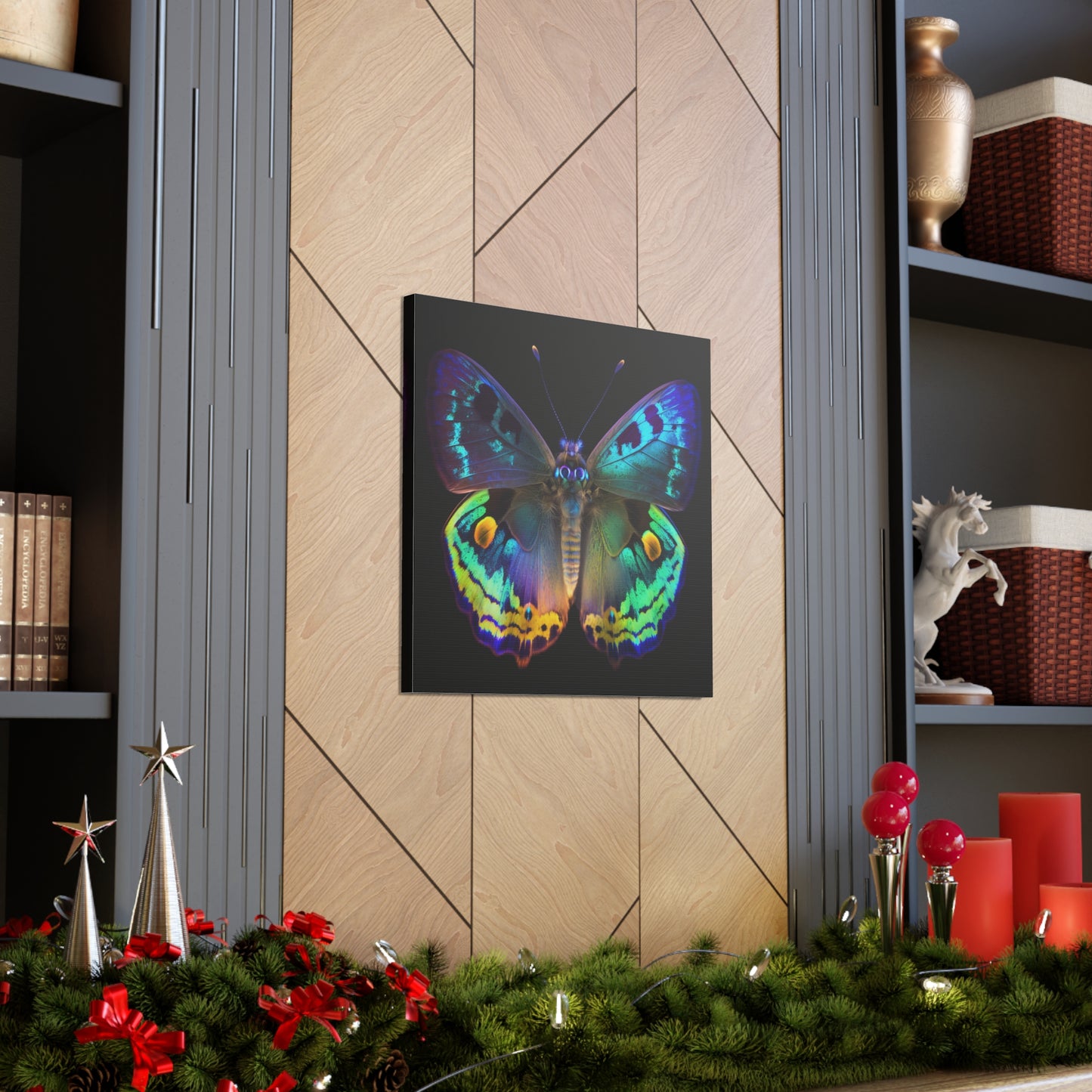 Canvas Gallery Wraps Neon Hue Butterfly 4