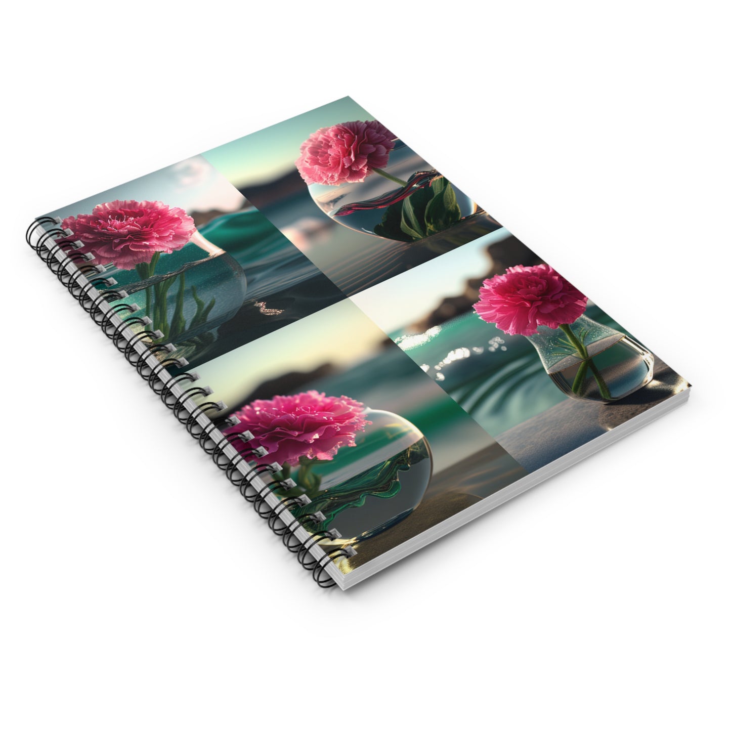 Spiral Notebook - Ruled Line Carnation 5