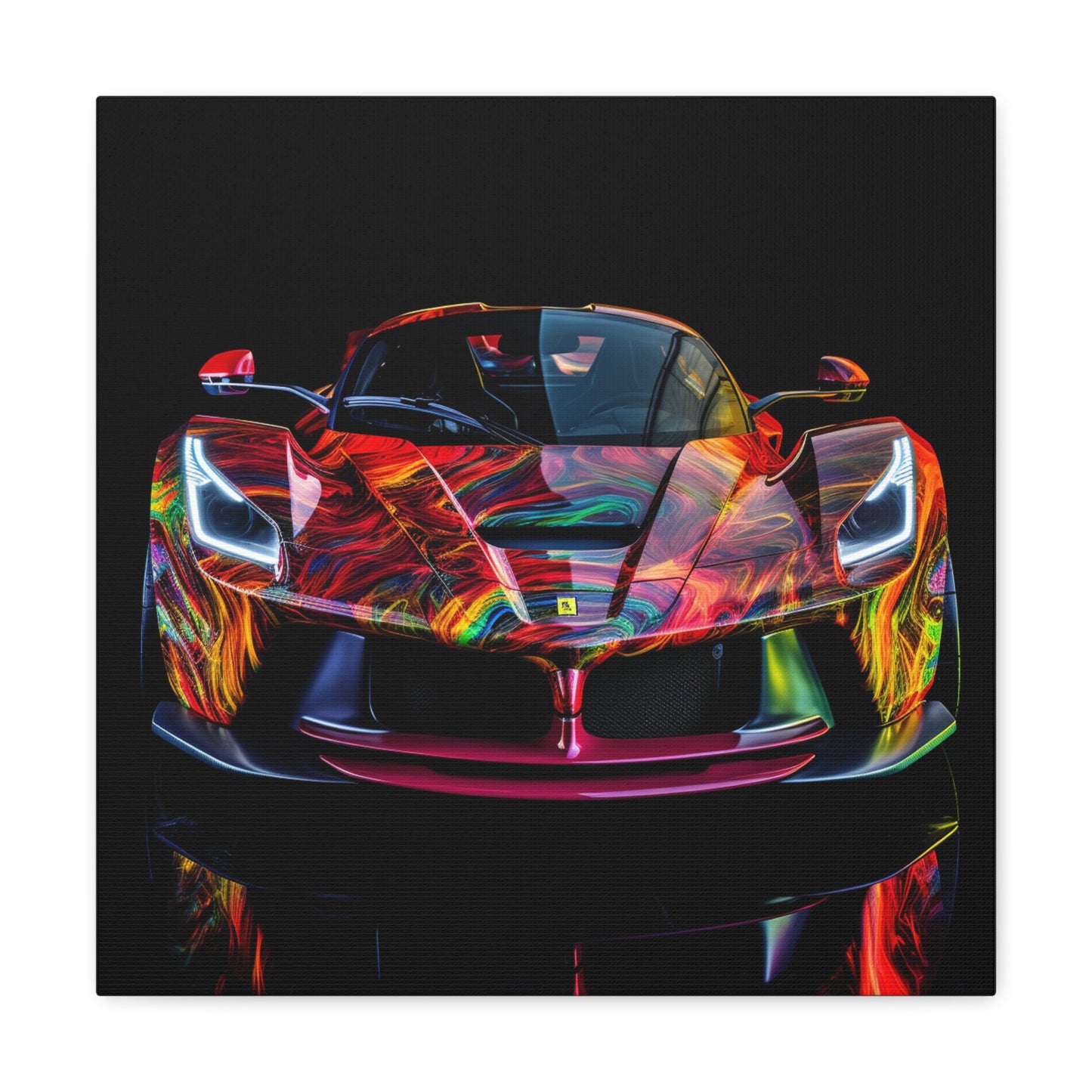 Canvas Gallery Wraps Ferrari Neon 3