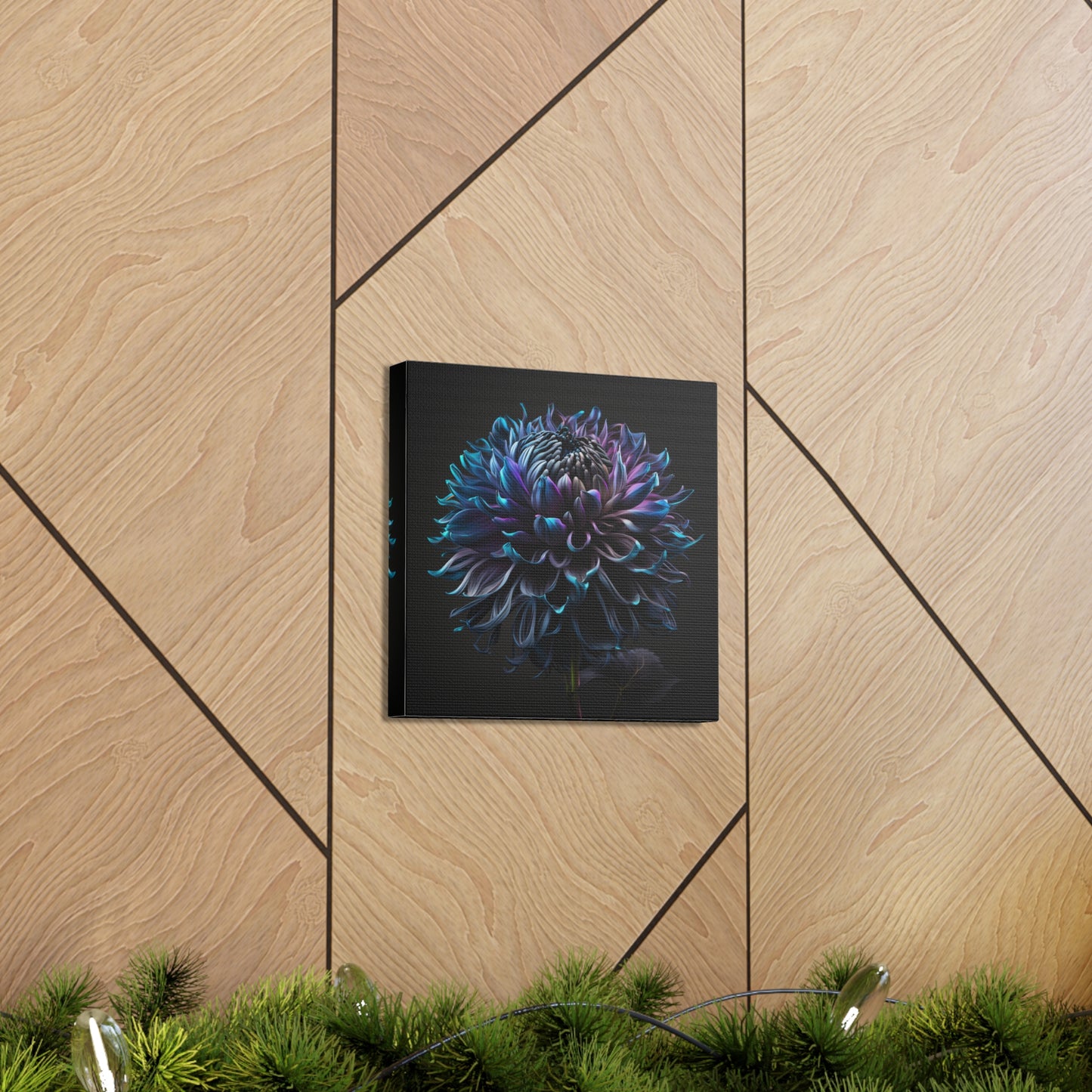 Canvas Gallery Wraps Dahlia Purple 3