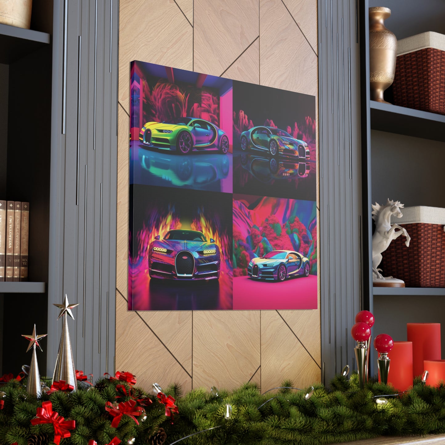 Canvas Gallery Wraps Florescent Bugatti Flair 5