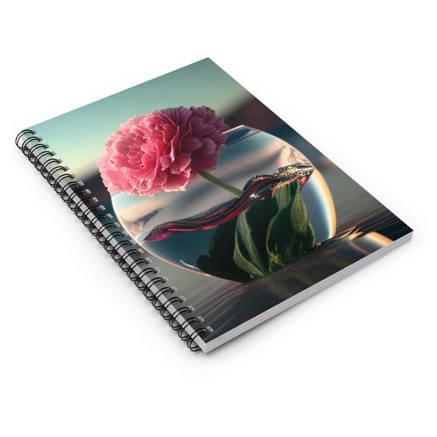 Spiral Notebook - Ruled Line Carnation 2