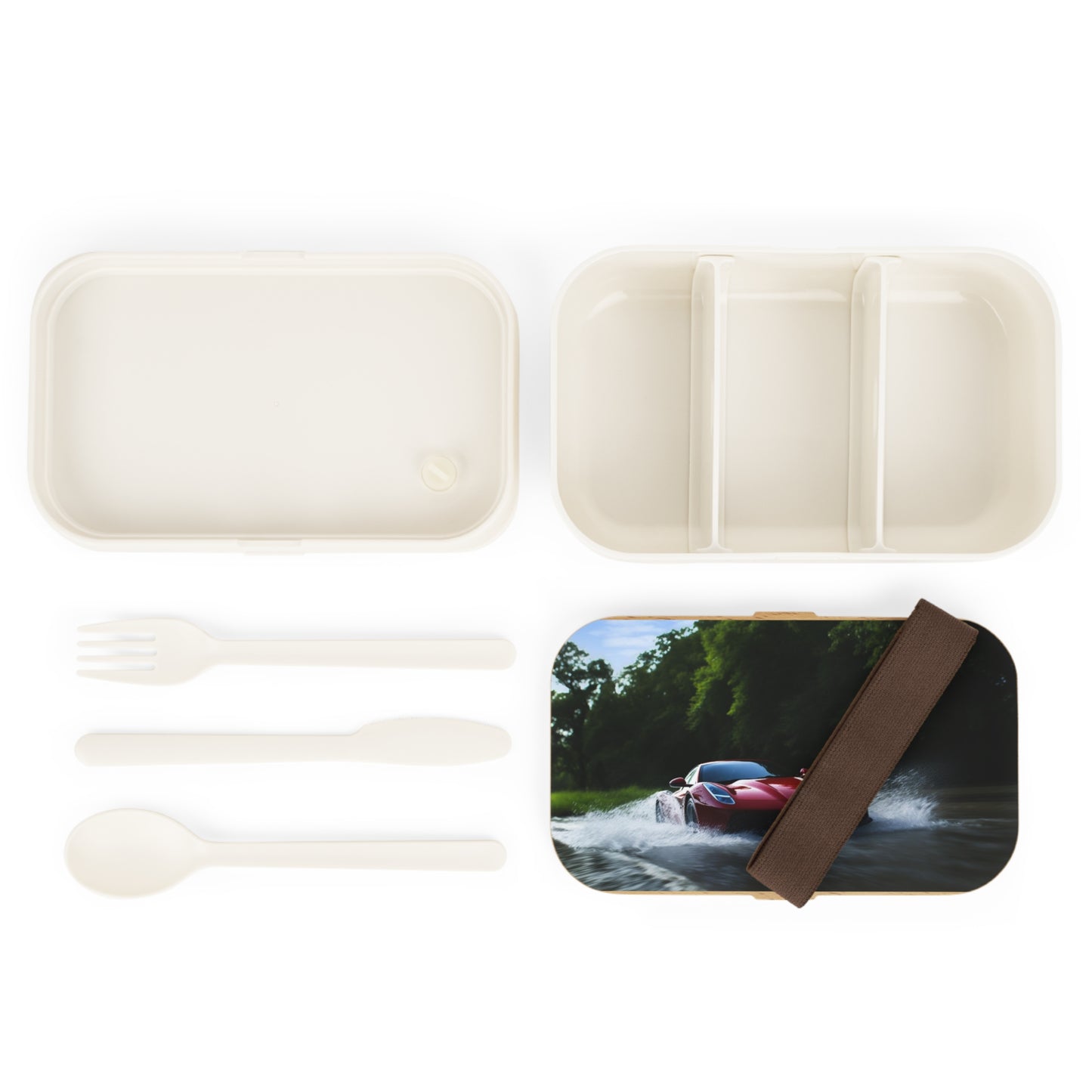Bento Lunch Box Water Ferrari Splash 1