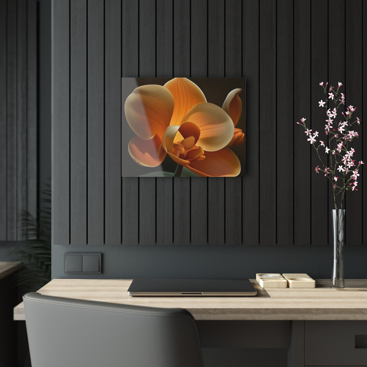 Acrylic Prints Orange Orchid 4