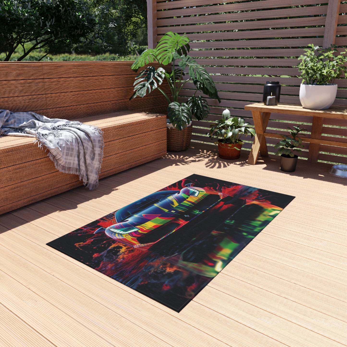 Outdoor Rug  Ferrari Fusion Water 1