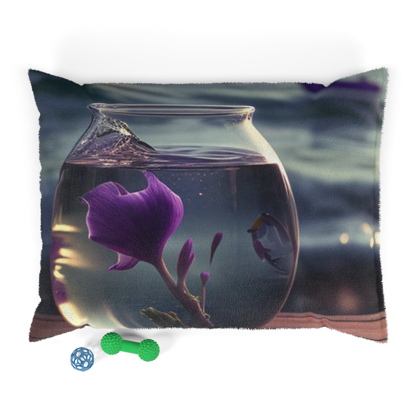 Pet Bed Purple Sweet pea in a vase 1