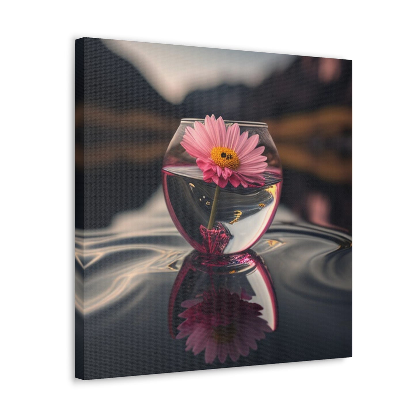 Canvas Gallery Wraps Pink Daisy 1