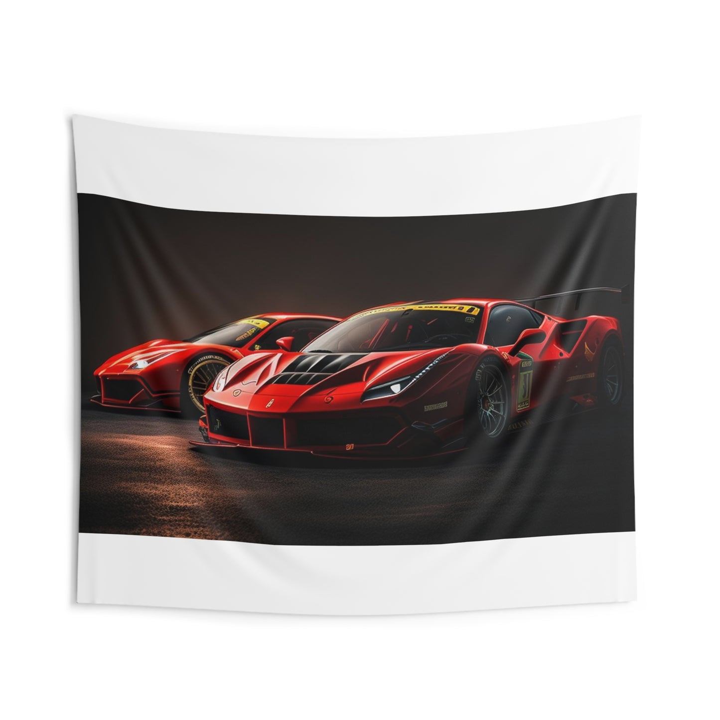 Indoor Wall Tapestries Ferrari Red 4