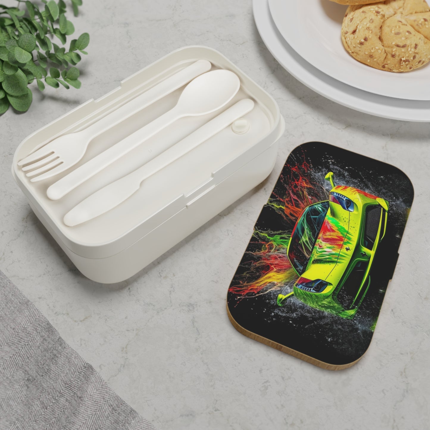 Bento Lunch Box Farrari Water 1