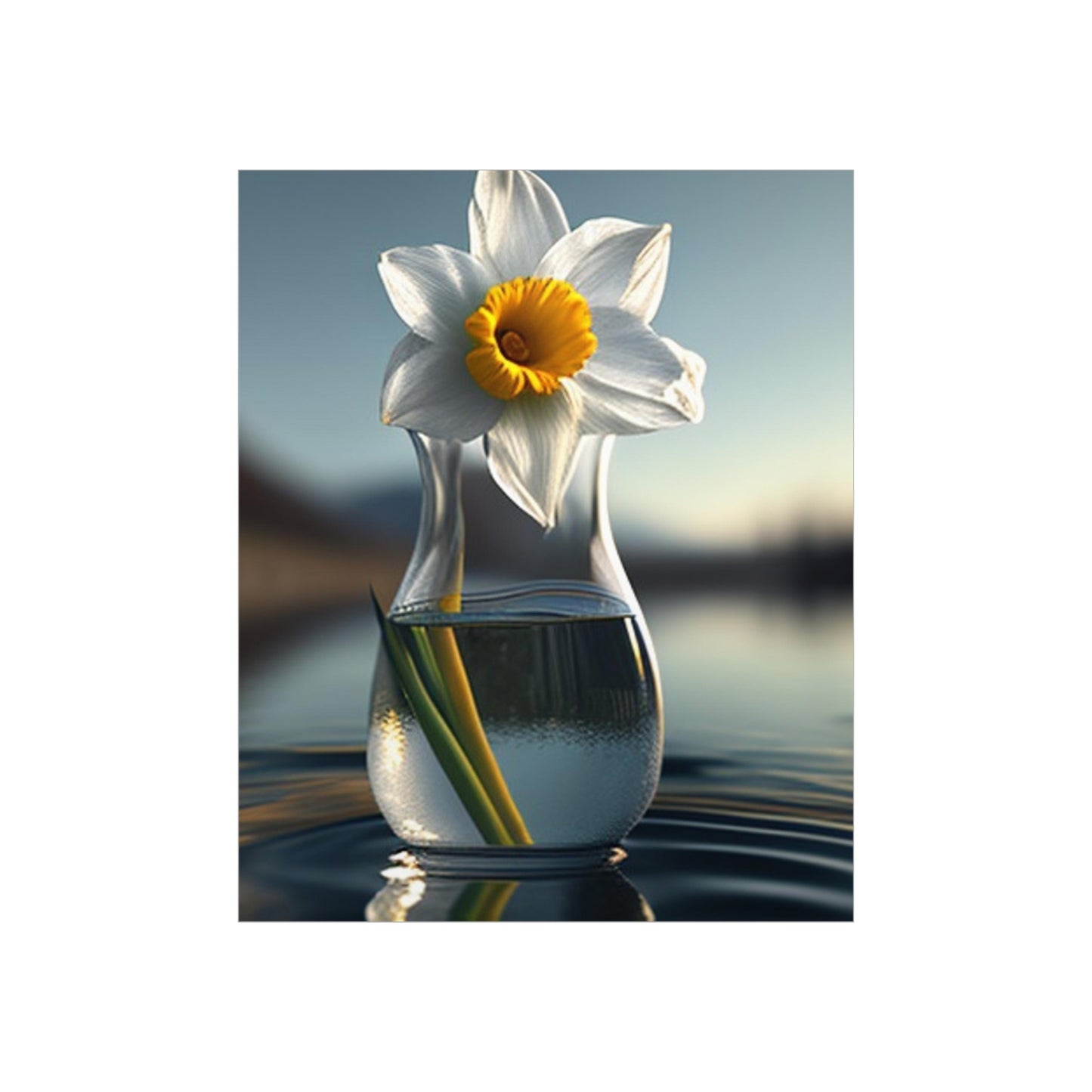 Premium Matte Vertical Posters Daffodil 3