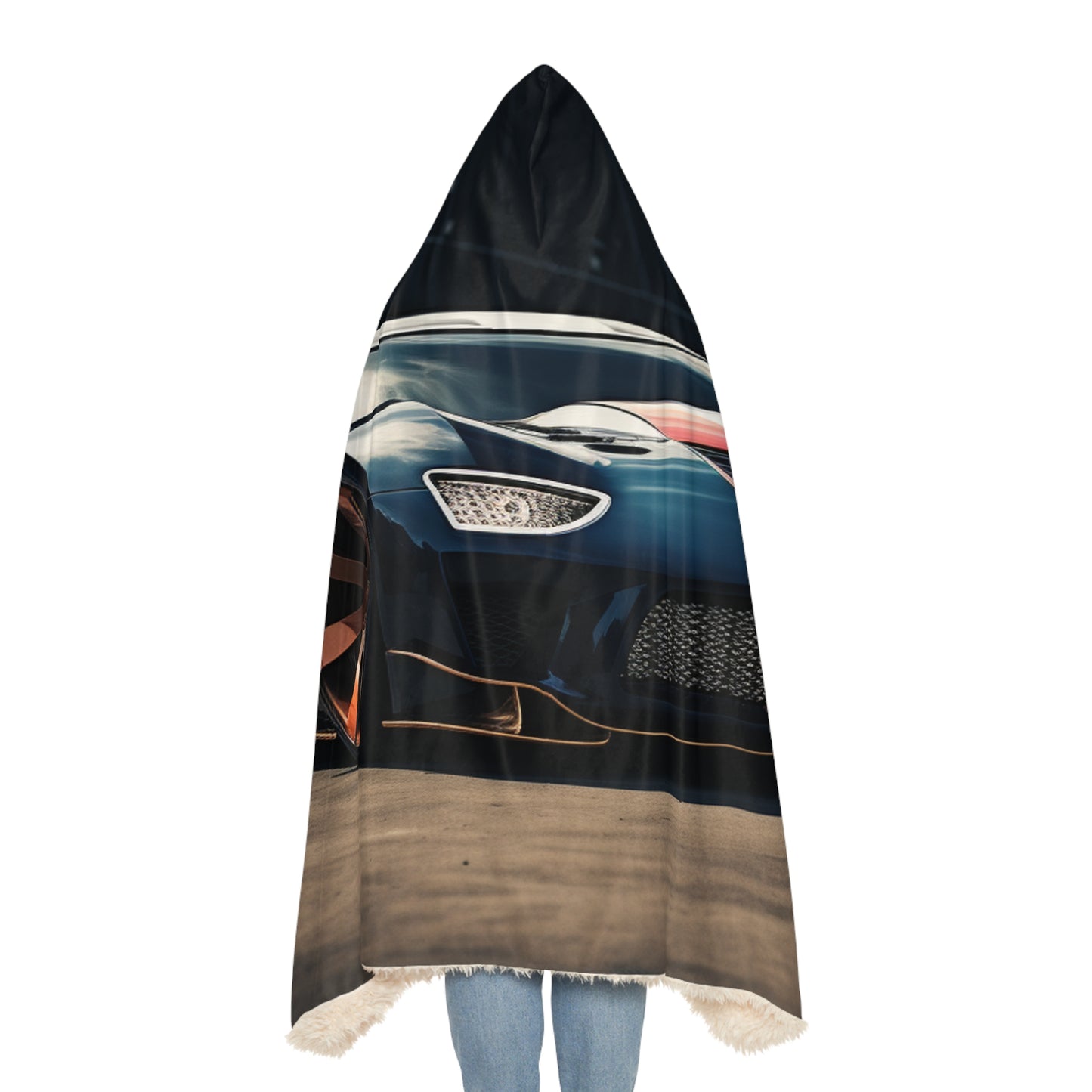 Snuggle Hooded Blanket Bugatti Flag American 2