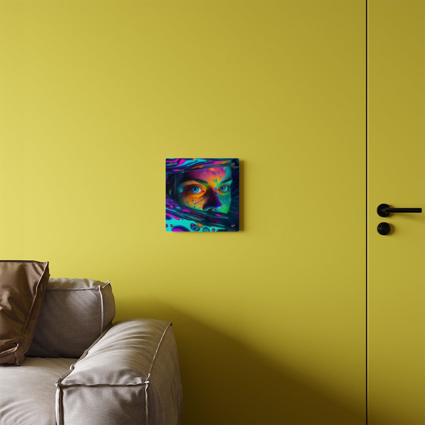 Acrylic Wall Art Panels Florescent Glow 3