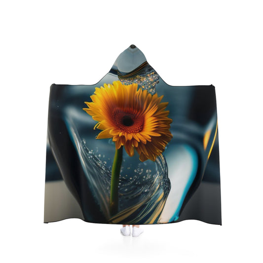 Hooded Blanket yello Gerbera glass 3