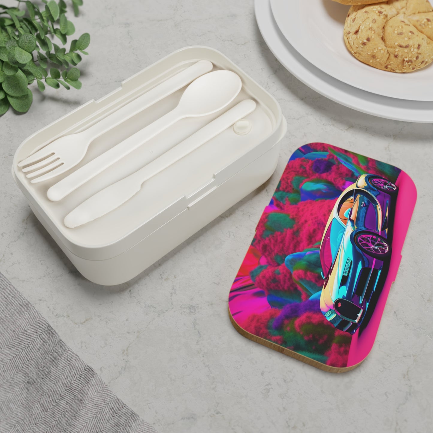 Bento Lunch Box Florescent Bugatti Flair 4