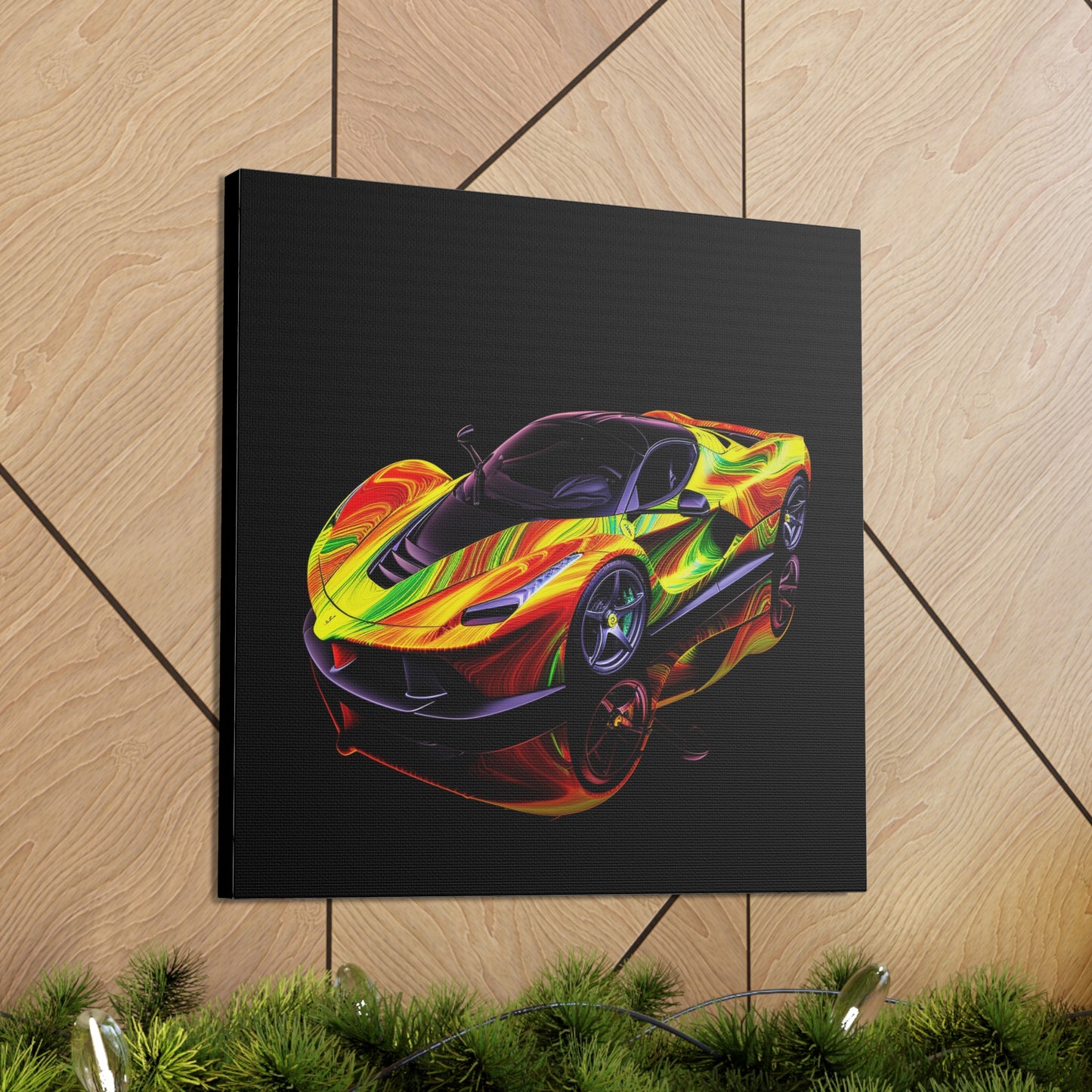 Canvas Gallery Wraps Ferrari Neon 4