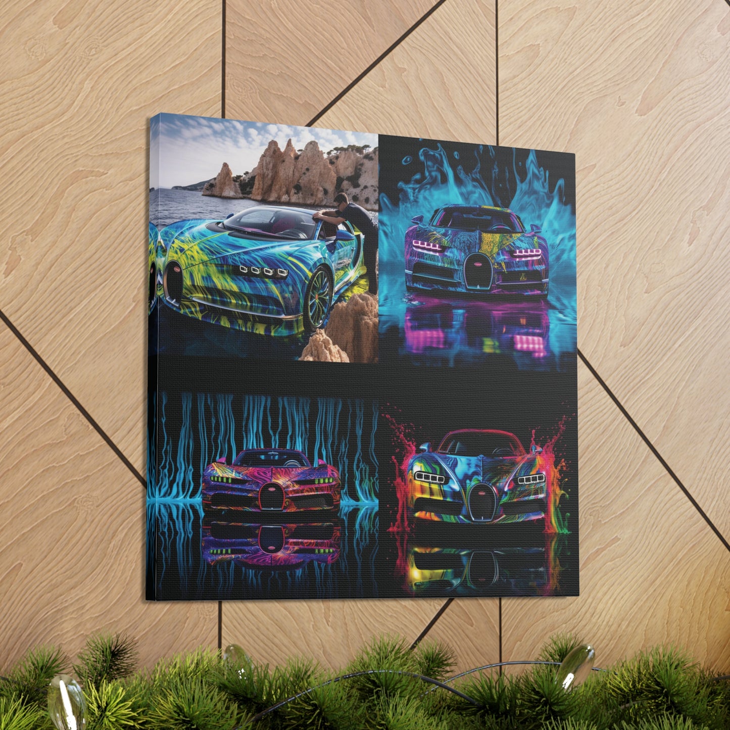 Canvas Gallery Wraps Bugatti Water 5