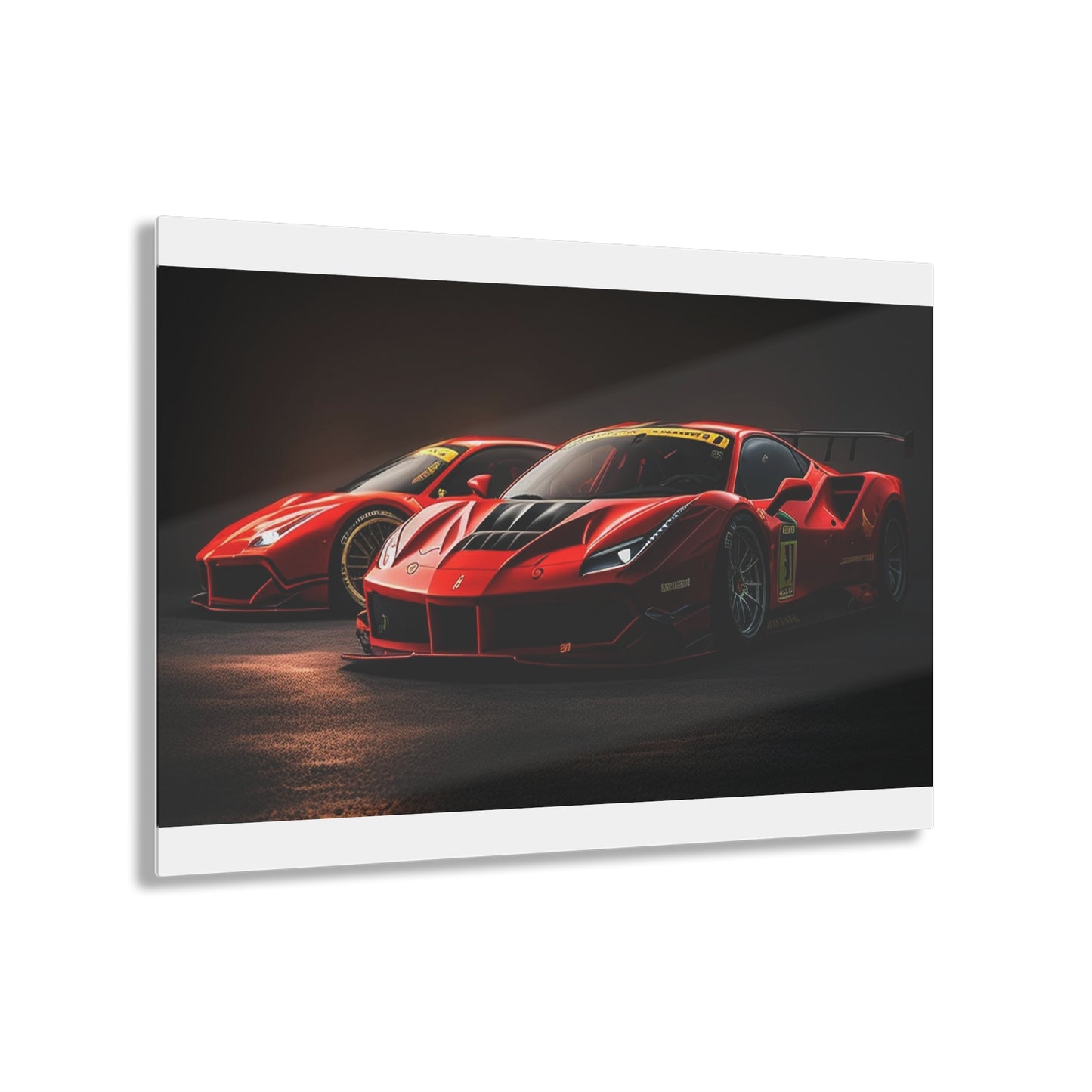 Acrylic Prints Ferrari Red 4