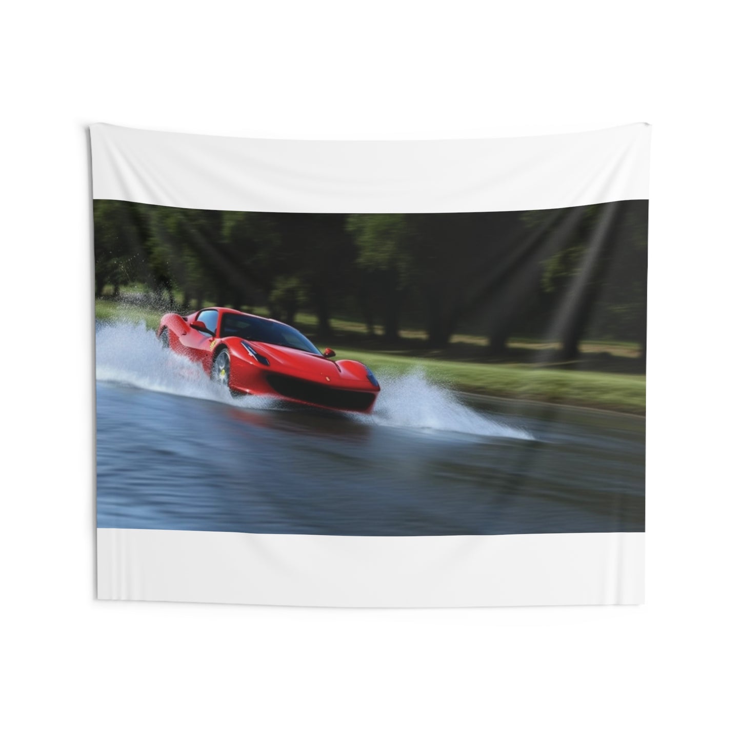 Indoor Wall Tapestries Water Ferrari Splash 3