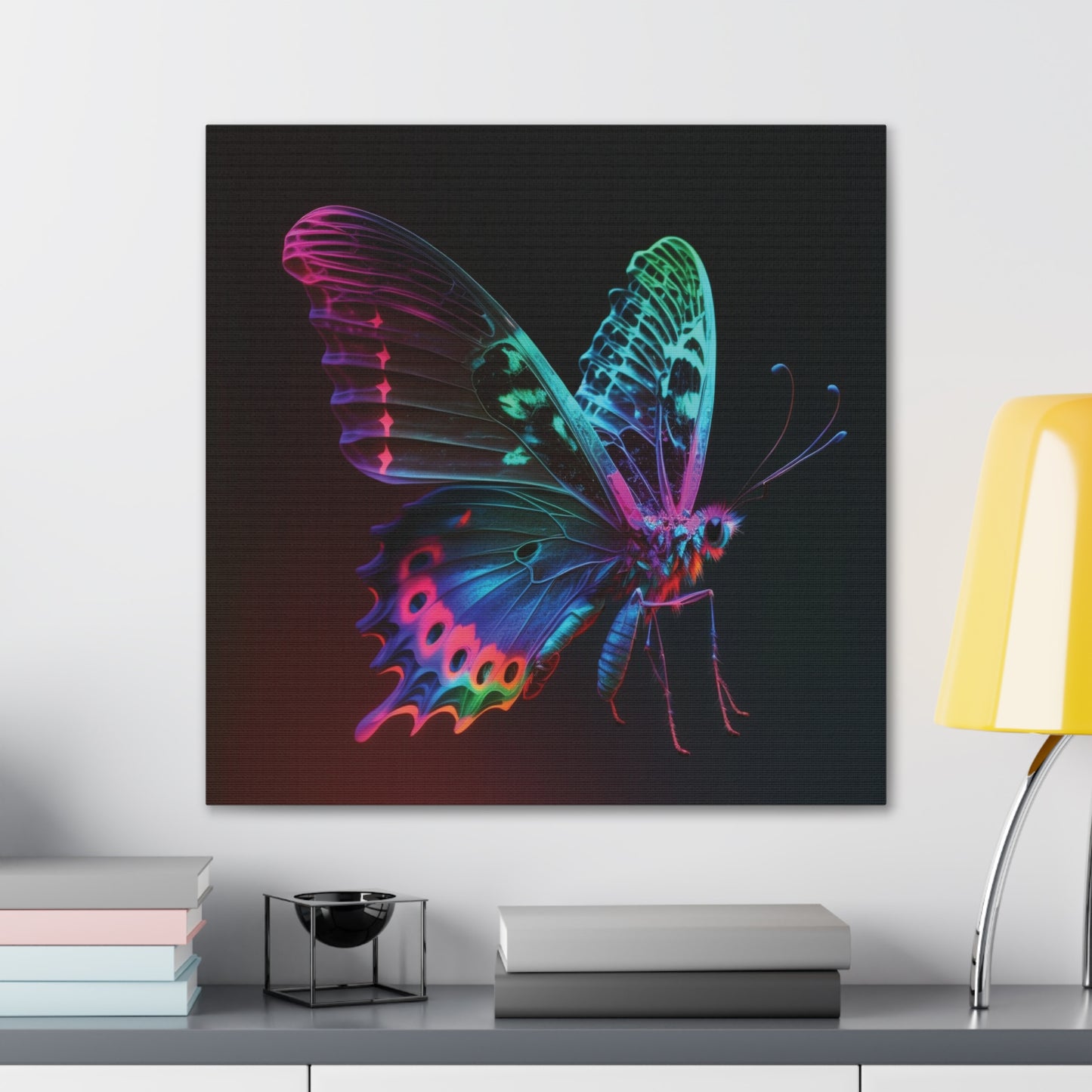 Canvas Gallery Wraps Raw Hyper Color Butterfly 1