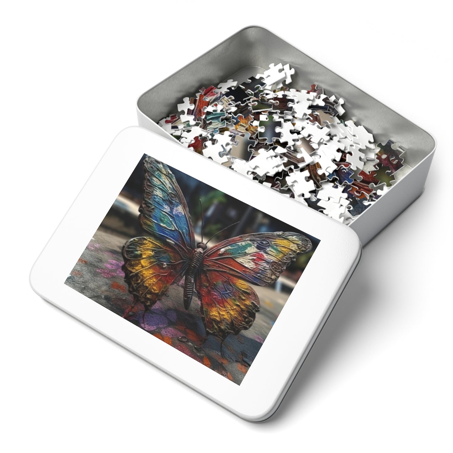 Jigsaw Puzzle (30, 110, 252, 500,1000-Piece) Liquid Street Butterfly 3