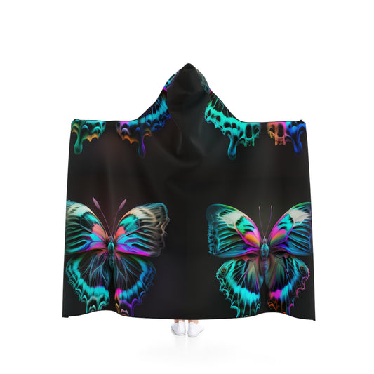 Hooded Blanket Neon Butterfly Fusion 5
