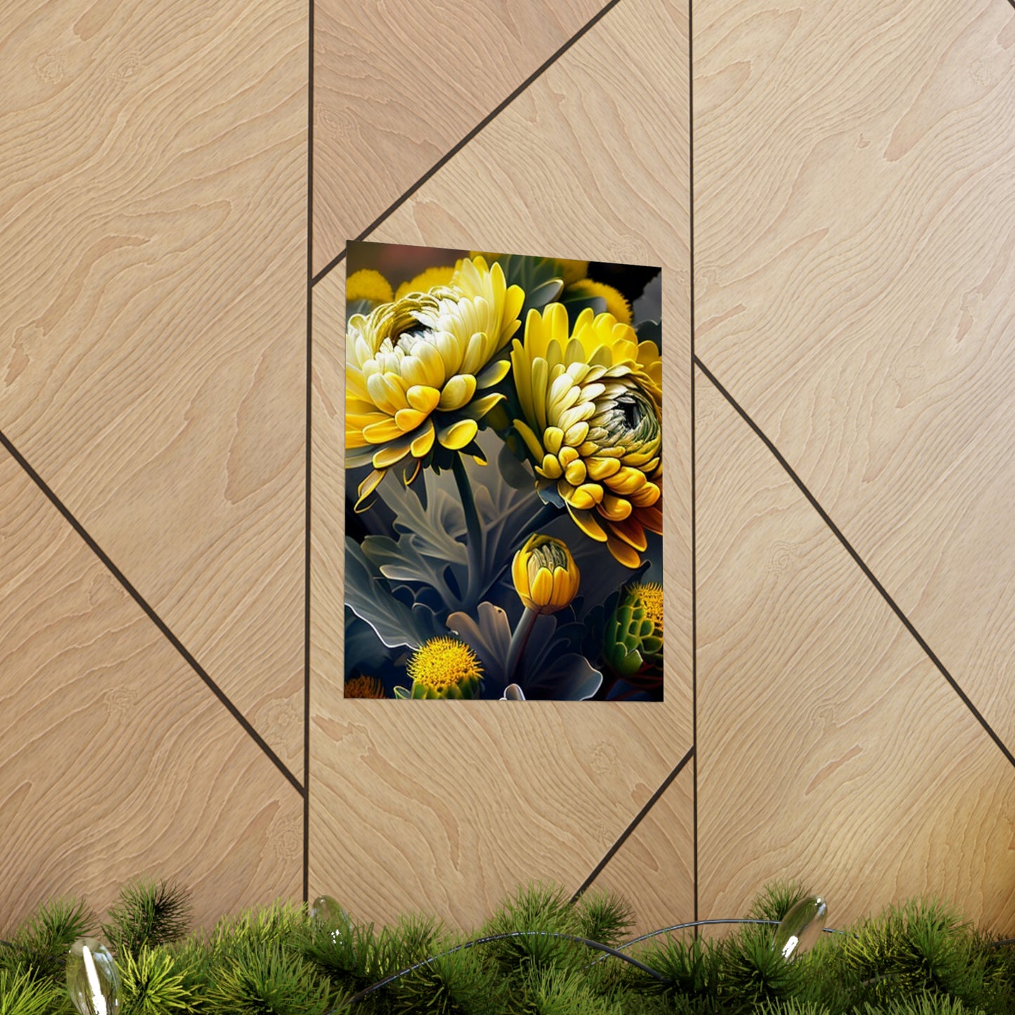 Premium Matte Vertical Posters Yellow Hermosas Flores Amarillas 2