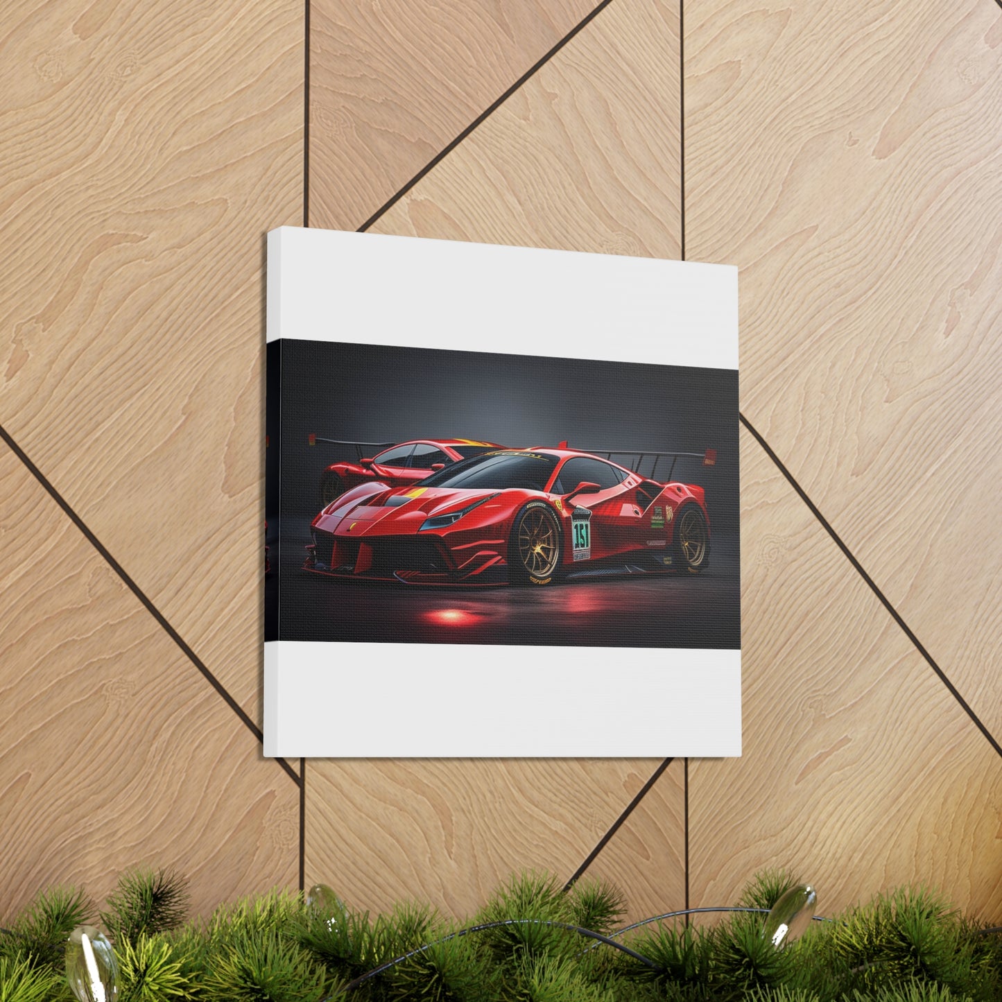 Canvas Gallery Wraps Ferrari Red 2