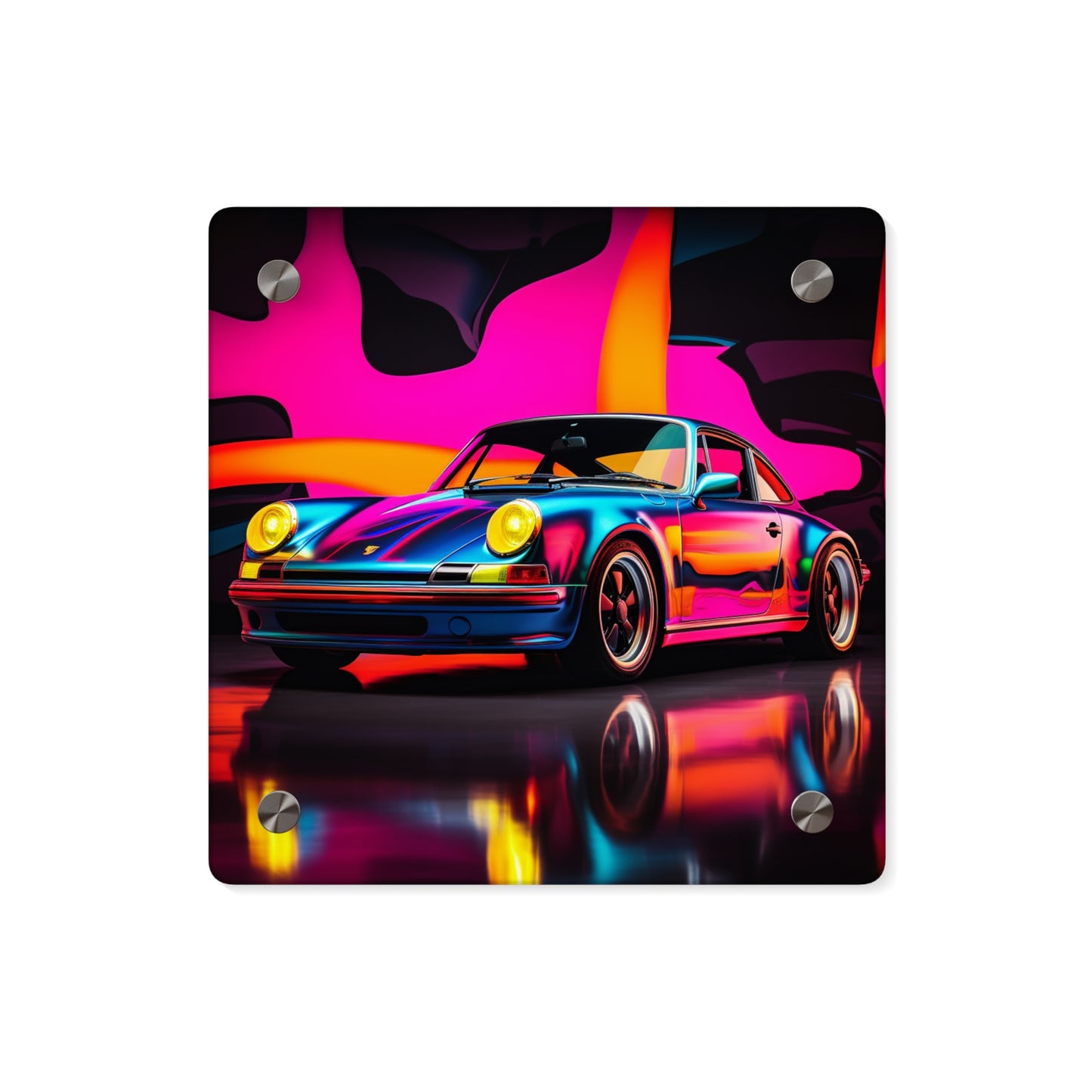 Acrylic Wall Art Panels Macro Porsche 2